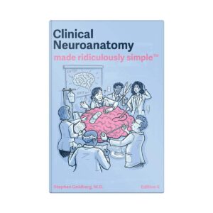 Clinical Neuroanatomy Made Ridiculously Simple: Color Edition 6th Edition